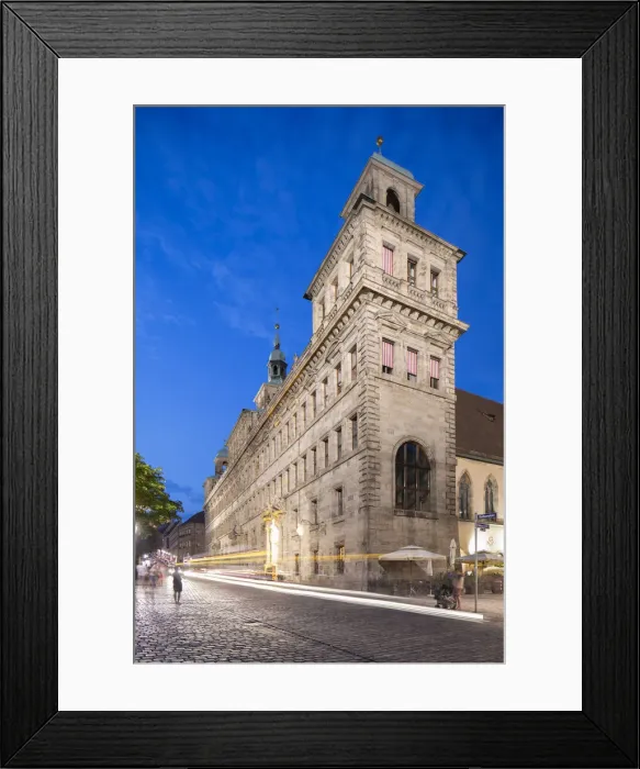 Framed Print : Rathaus (Town Hall) at dusk, Nuremberg, Bavaria, Germany Framed Print : Rathaus (Town Hall) at dusk, Nuremberg, Bavaria, Germany