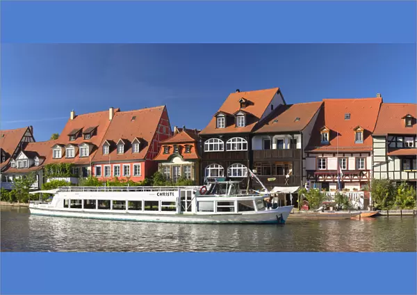 Houses of Klein Venedig (Little Venice) along River Regnitz, Bamberg (UNESCO World
