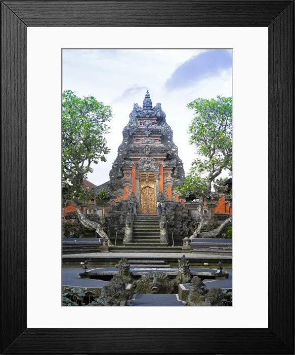 Framed Print : Asia, Indonesia, Bali, Ubud, Pura Taman Saraswati traditional Balinese Hindu temple Framed Print : Asia, Indonesia, Bali, Ubud, Pura Taman Saraswati traditional Balinese Hindu temple