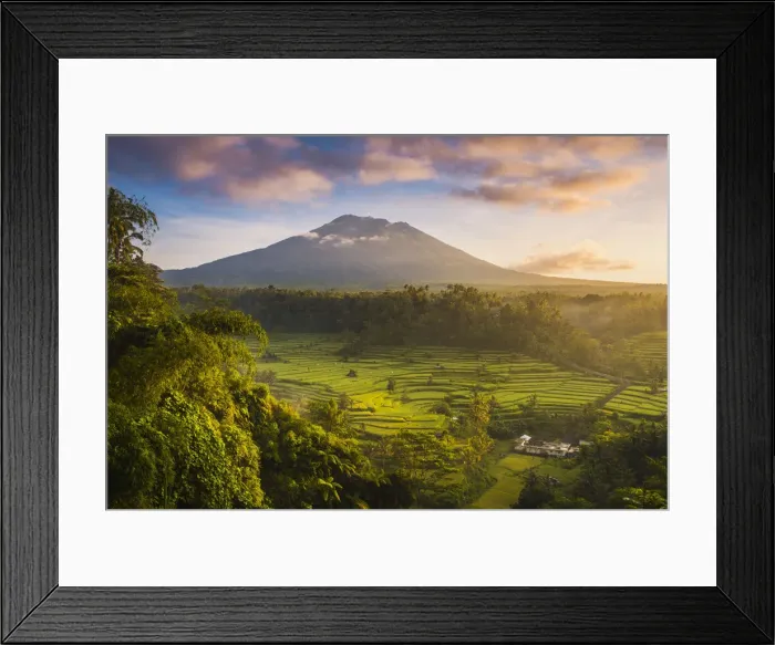 Framed Print : Sidemen valley, Rendang, Karangasem Regency, Bali, Indonesia Framed Print : Sidemen valley, Rendang, Karangasem Regency, Bali, Indonesia