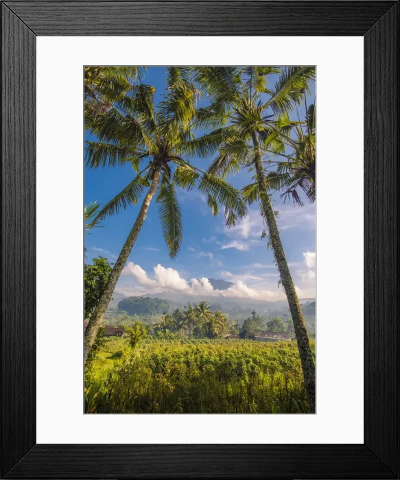 Framed Print : Sidemen valley, Karangasem Regency, Bali, Indonesia Framed Print : Sidemen valley, Karangasem Regency, Bali, Indonesia