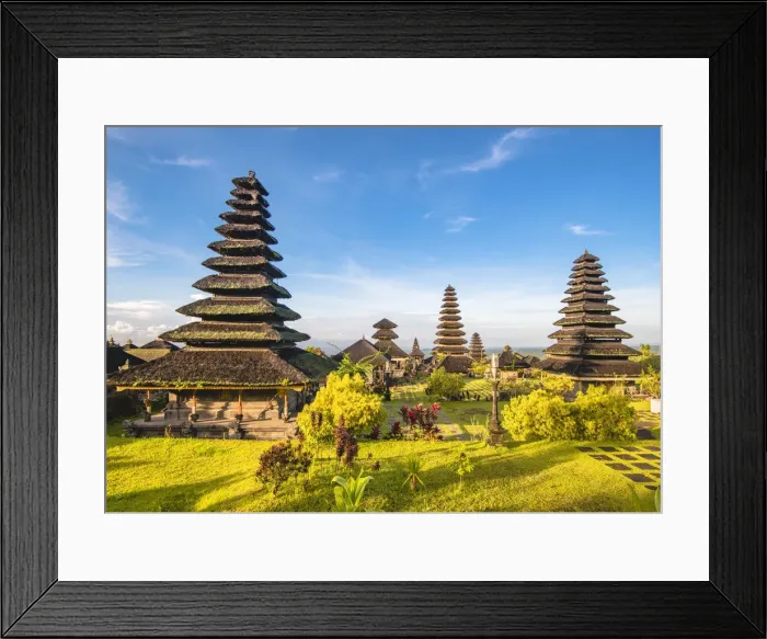 Framed Print : Pura Agung Besakih temple complex, Besakih, Bali, Indonesia Framed Print : Pura Agung Besakih temple complex, Besakih, Bali, Indonesia