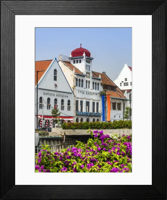 Framed Print : Historical colonial buildings, Old Batavia, Jakarta, Java, Indonesia Framed Print : Historical colonial buildings, Old Batavia, Jakarta, Java, Indonesia