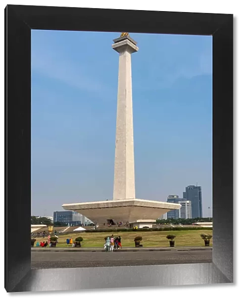 National Monument tower, Merdeka Square, Jakarta, Java, Indonesia