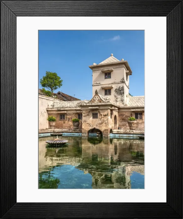 Framed Print : The bathing complex of Taman Sari water castle, Yogyakarta, Java, Indonesia Framed Print : The bathing complex of Taman Sari water castle, Yogyakarta, Java, Indonesia