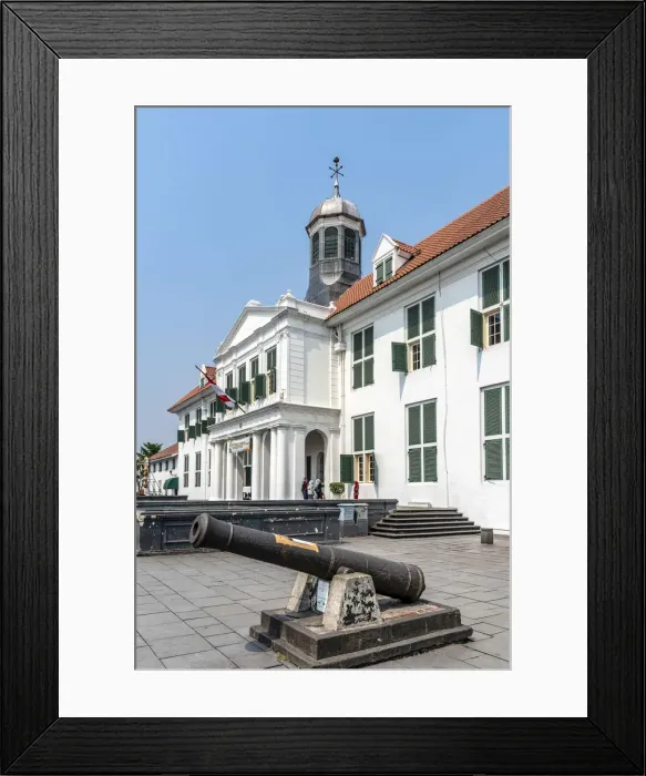 Framed Print : Jakarta History Museum, old town, Jakarta, Java, Indonesia