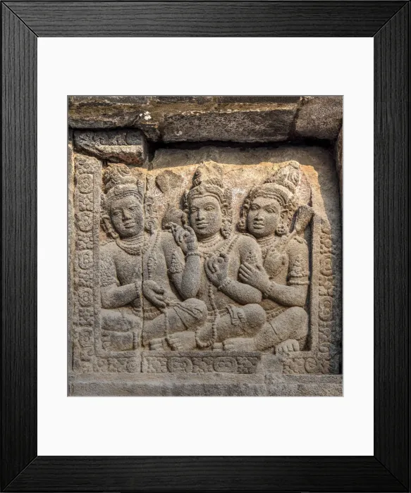 Framed Print : Relief panel, Candi Shiva Mahadeva, Prambanan temple complex, Yogyakarta, Java, Indonesia Framed Print : Relief panel, Candi Shiva Mahadeva, Prambanan temple complex, Yogyakarta, Java, Indonesia