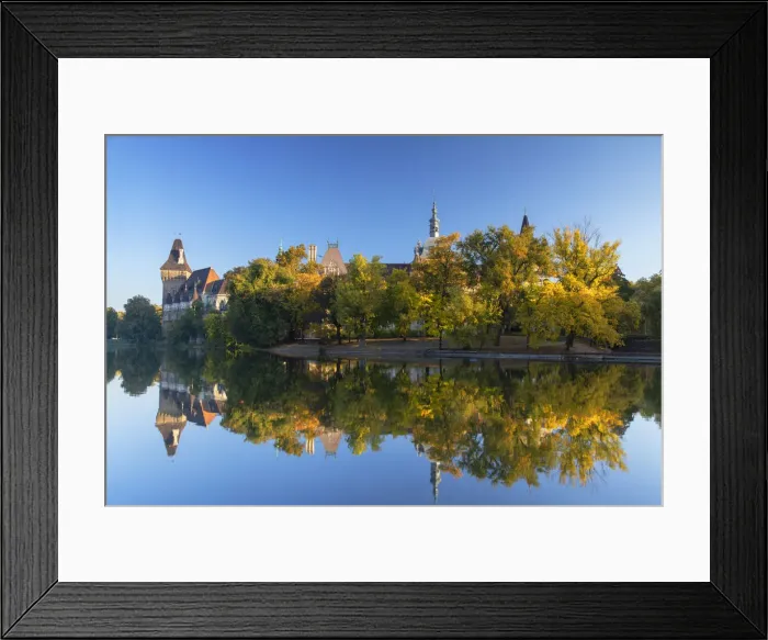 Framed Print : Vajdahunyad Castle in City Park, Budapest, Hungary