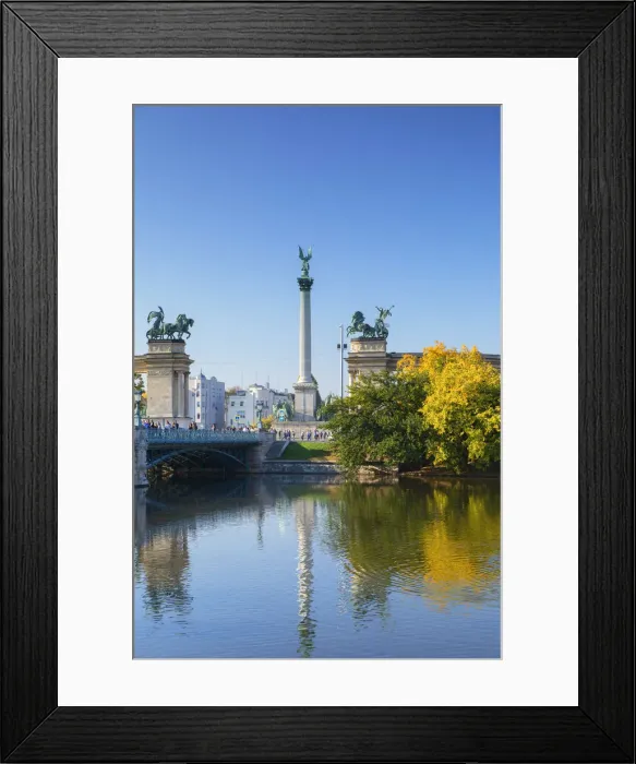 Framed Print : Heroesaa Square and City Park, Budapest, Hungary Framed Print : Heroesaa Square and City Park, Budapest, Hungary