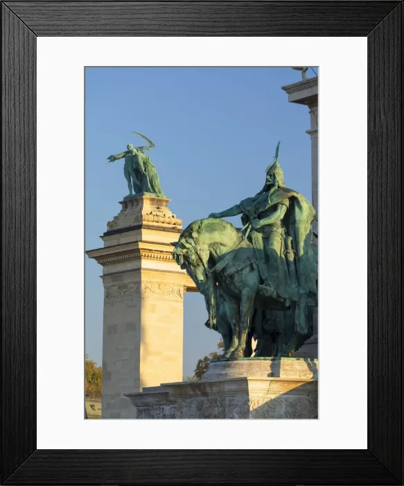 Framed Print : Heroesaa Square, Budapest, Hungary Framed Print : Heroesaa Square, Budapest, Hungary