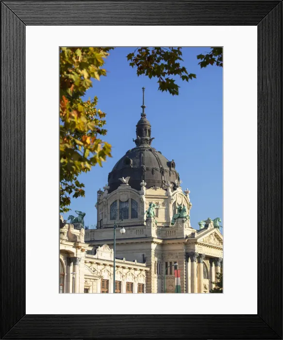 Framed Print : Szechenyi Thermal Baths and Spa in City Park, Budapest, Hungary Framed Print : Szechenyi Thermal Baths and Spa in City Park, Budapest, Hungary