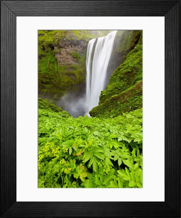 Framed Print : Skogafoss Waterfall, Iceland Framed Print : Skogafoss Waterfall, Iceland