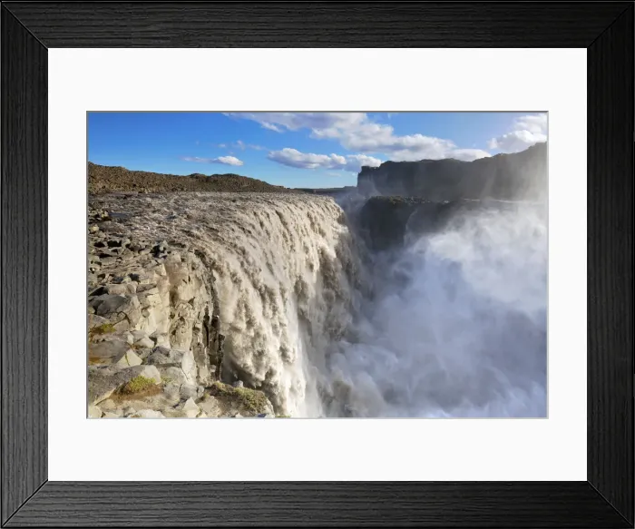 Framed Print : Dettifoss Waterfall, Iceland Framed Print : Dettifoss Waterfall, Iceland