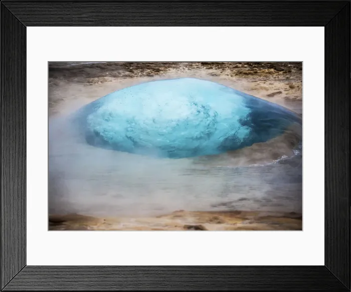 Framed Print : Iceland, Geysir area, Stokkur geyser Framed Print : Iceland, Geysir area, Stokkur geyser