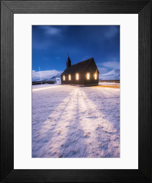 Framed Print : Budir, Snaefellsness peninsula, Western Iceland, Europe Framed Print : Budir, Snaefellsness peninsula, Western Iceland, Europe