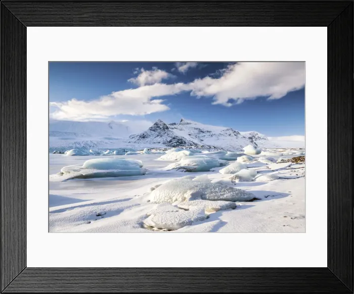 Framed Print : Fjallsarlon, Iceland Framed Print : Fjallsarlon, Iceland