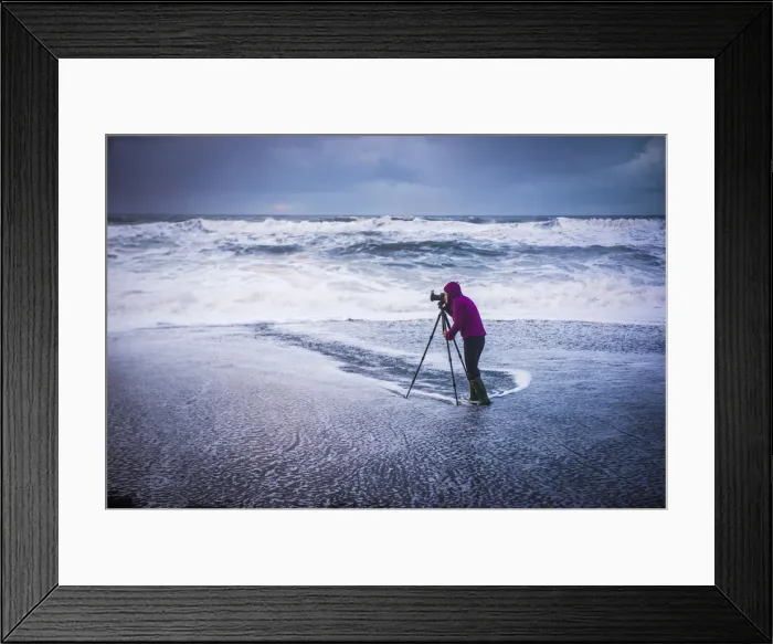 Framed Print : Reynisfjara beach, Vik, Southern Iceland