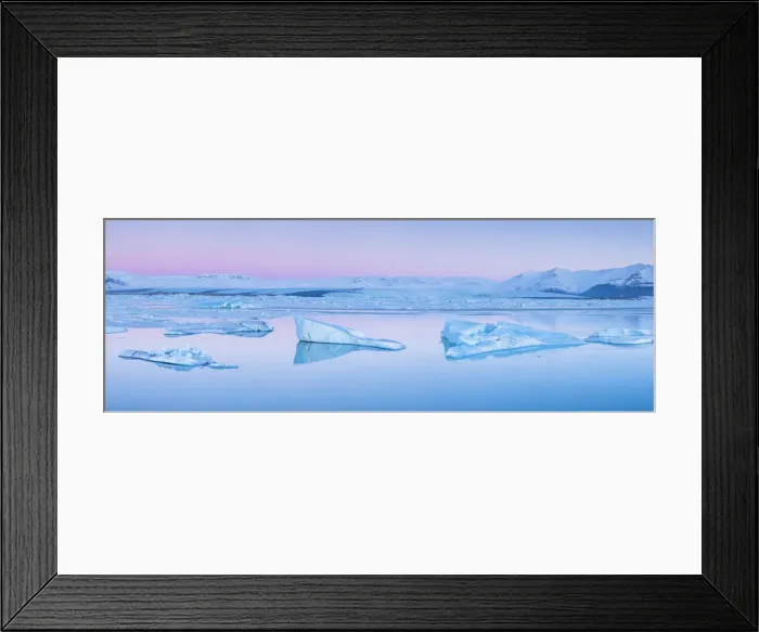 Framed Print : Dawn Light on Jokulsarlon Iceberg Lagoon, Iceland Framed Print : Dawn Light on Jokulsarlon Iceberg Lagoon, Iceland