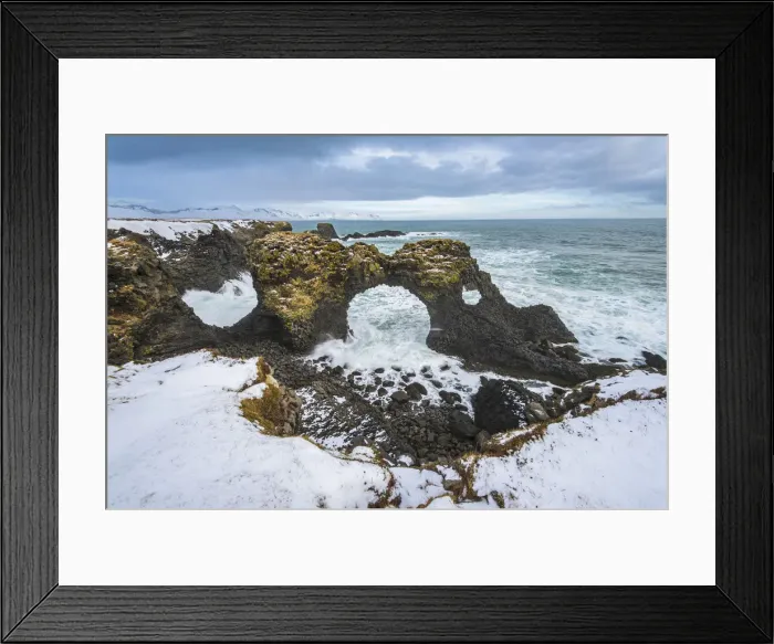 Framed Print : Arnarstapi, Snaefellsness peninsula, Western Iceland, Europe Framed Print : Arnarstapi, Snaefellsness peninsula, Western Iceland, Europe