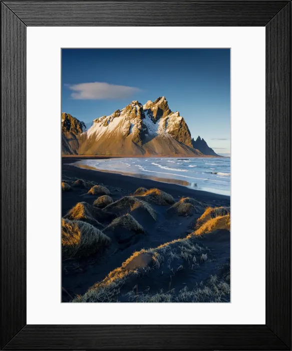 Framed Print : Stokksnes & Vestrahorn, Iceland