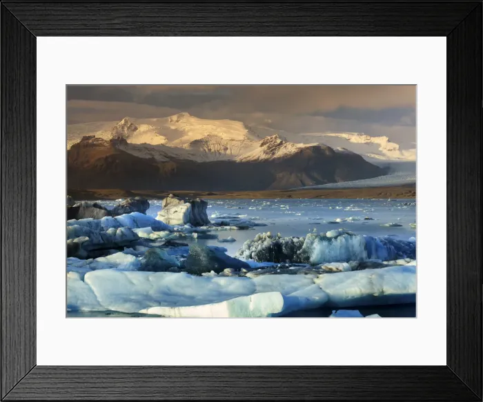 Framed Print : Europe, Iceland, Southeast Iceland, Vatnajokull National Park, Jokulsarlon Glacier Lagoon Framed Print : Europe, Iceland, Southeast Iceland, Vatnajokull National Park, Jokulsarlon Glacier Lagoon