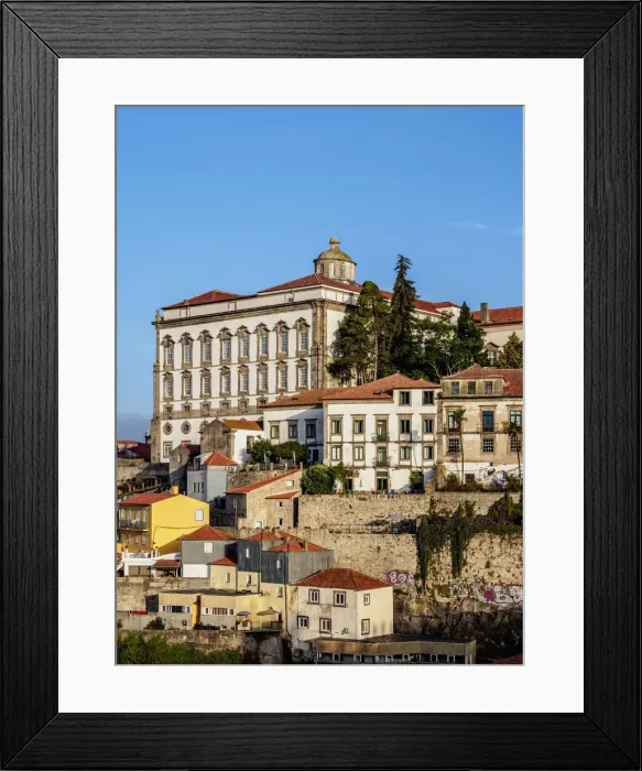 Framed Print : View towards Episcopal Palace, Porto, Portugal
