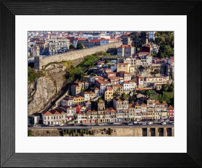 Framed Print : Gustavo Eiffel Avenue, elevated view, Porto, Portugal Framed Print : Gustavo Eiffel Avenue, elevated view, Porto, Portugal