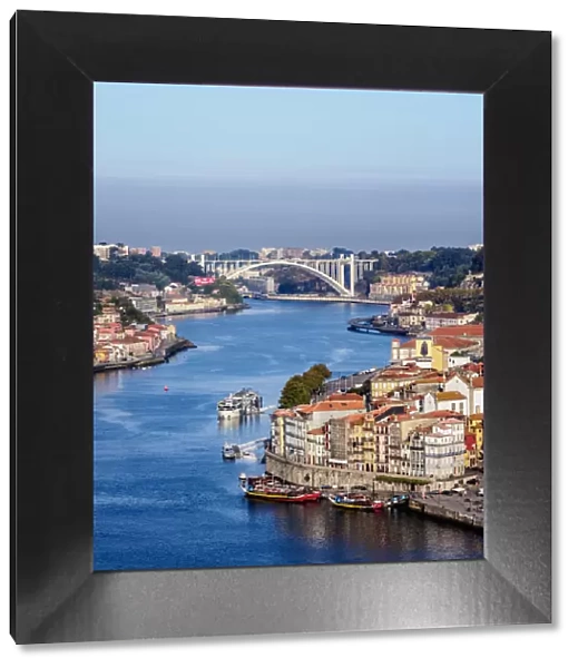 Douro River, elevated view, Porto, Portugal