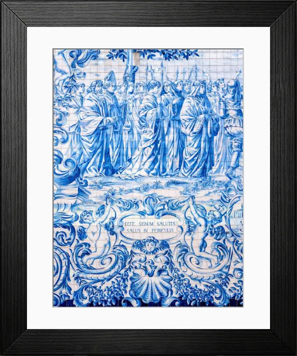 Framed Print : Azulejos at Carmo Church, Porto, Portugal Framed Print : Azulejos at Carmo Church, Porto, Portugal