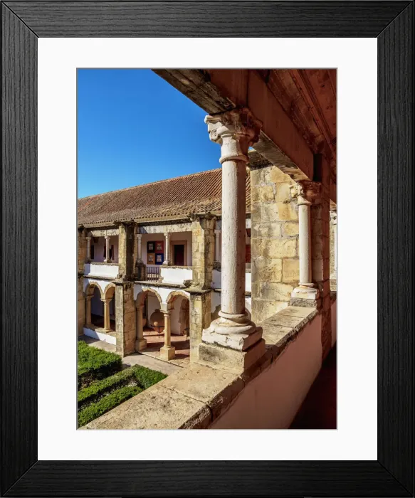 Framed Print : Cloister of Monastery of Nossa Senhora da Assuncao, Faro, Algarve, Portugal Framed Print : Cloister of Monastery of Nossa Senhora da Assuncao, Faro, Algarve, Portugal