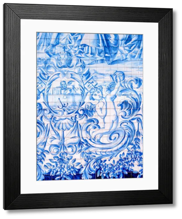 Framed Print : Azulejos at Carmo Church, Porto, Portugal Framed Print : Azulejos at Carmo Church, Porto, Portugal