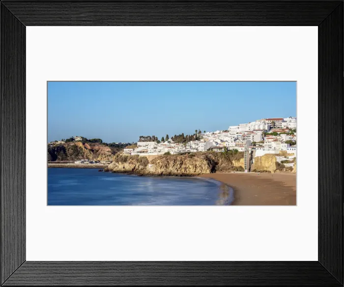 Framed Print : Paneco Beach, elevated view, Albufeira, Algarve, Portugal Framed Print : Paneco Beach, elevated view, Albufeira, Algarve, Portugal