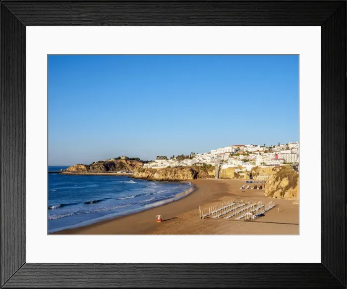 Framed Print : Paneco Beach, elevated view, Albufeira, Algarve, Portugal Framed Print : Paneco Beach, elevated view, Albufeira, Algarve, Portugal