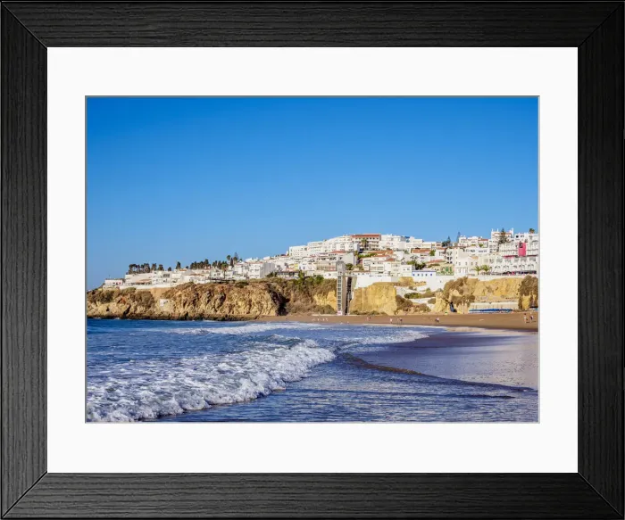 Framed Print : Paneco Beach, Albufeira, Algarve, Portugal