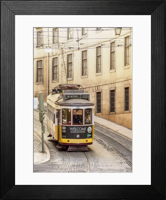 Framed Print : Tram number 28, Lisbon, Portugal Framed Print : Tram number 28, Lisbon, Portugal