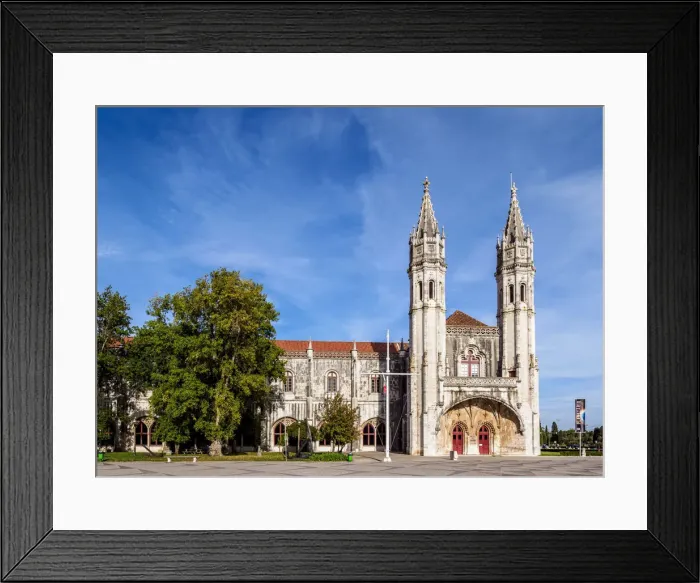 Framed Print : Jeronimos Monastery, Belem, Lisbon, Portugal