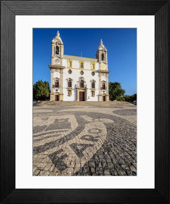 Framed Print : Carmo Church, Largo do Carmo, Faro, Algarve, Portugal Framed Print : Carmo Church, Largo do Carmo, Faro, Algarve, Portugal