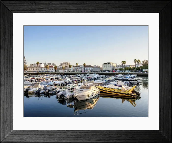 Framed Print : Marina in Faro, Algarve, Portugal Framed Print : Marina in Faro, Algarve, Portugal