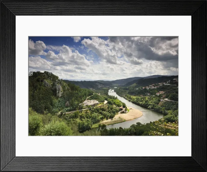 Framed Print : Mondego river in Penacova region. Beira Litoral, Portugal Framed Print : Mondego river in Penacova region. Beira Litoral, Portugal