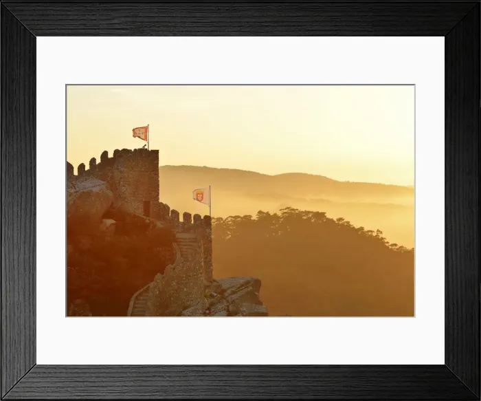 Framed Print : Castelo dos Mouros (Castle of the Moors), dating back to the 10th century, in Framed Print : Castelo dos Mouros (Castle of the Moors), dating back to the 10th century, in
