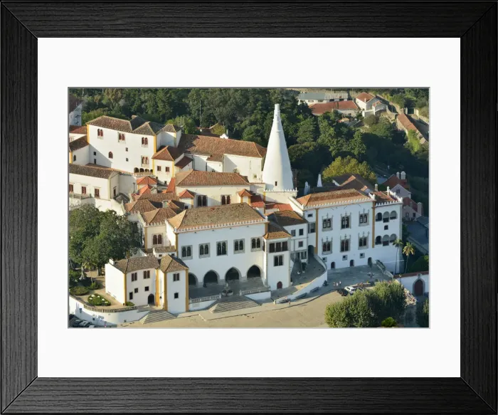 Framed Print : Palacio Nacional de Sintra (Sintra National Palace). Portugal Framed Print : Palacio Nacional de Sintra (Sintra National Palace). Portugal