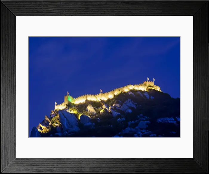 Framed Print : Castelo dos Mouros (Castle of the Moors), dating back to the 10th century, in Framed Print : Castelo dos Mouros (Castle of the Moors), dating back to the 10th century, in