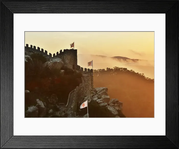 Framed Print : Castelo dos Mouros (Castle of the Moors), dating back to the 10th century, in Framed Print : Castelo dos Mouros (Castle of the Moors), dating back to the 10th century, in