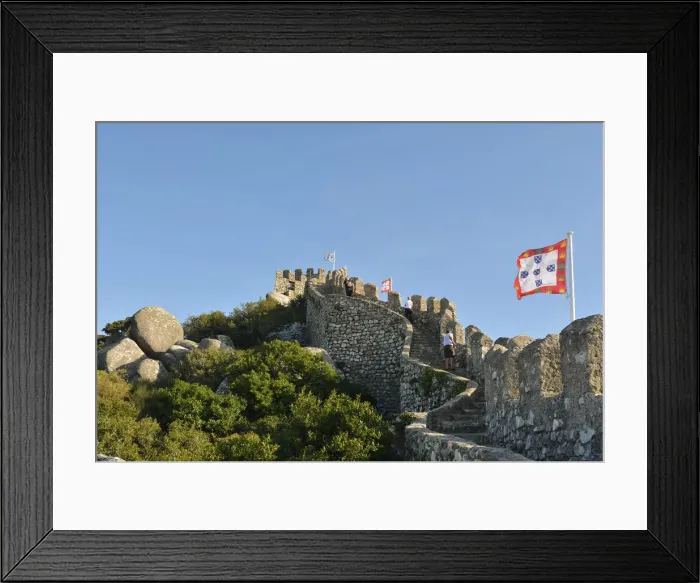 Framed Print : Ramparts of the Castelo dos Mouros (Castle of the Moors), dating back to the 10th century Framed Print : Ramparts of the Castelo dos Mouros (Castle of the Moors), dating back to the 10th century