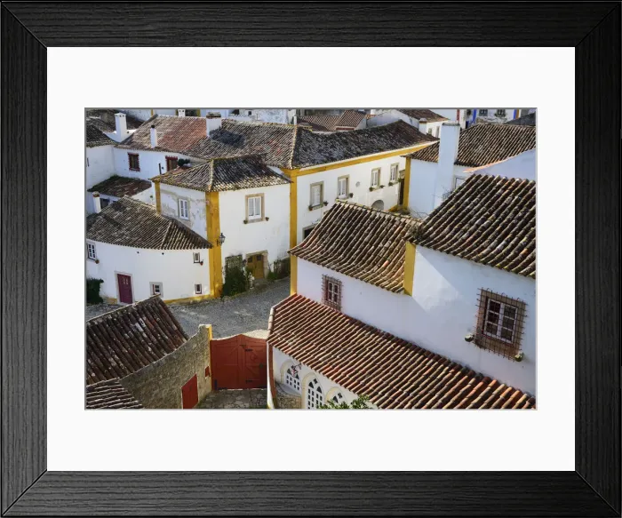 Framed Print : Obidos, one of the most beautiful medieval villages in Portugal, dating back to Framed Print : Obidos, one of the most beautiful medieval villages in Portugal, dating back to