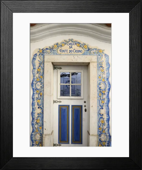 Framed Print : Door in Ericeira. Portugal Framed Print : Door in Ericeira. Portugal