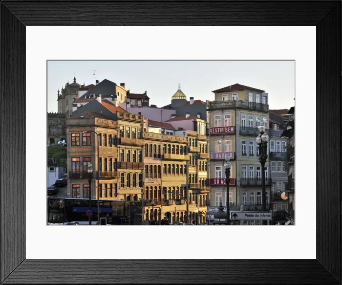 Framed Print : The Cathedral district at dusk. Oporto, Portugal Framed Print : The Cathedral district at dusk. Oporto, Portugal