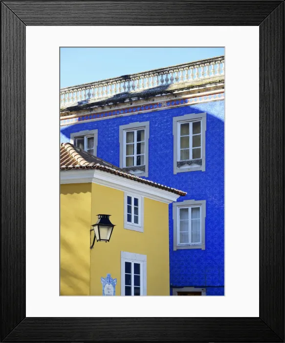 Framed Print : Detail of houses in the historic village of Sintra. Portugal Framed Print : Detail of houses in the historic village of Sintra. Portugal