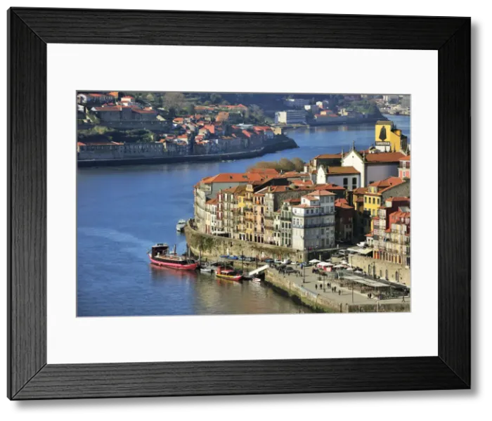 Framed Print : Oporto. Ribeira district, a Unesco World Heritage Site. Portugal Framed Print : Oporto. Ribeira district, a Unesco World Heritage Site. Portugal
