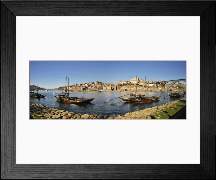 Framed Print : Oporto, capital of the Port wine, and the Ribeira district, UNESCO World Heritage Site Framed Print : Oporto, capital of the Port wine, and the Ribeira district, UNESCO World Heritage Site
